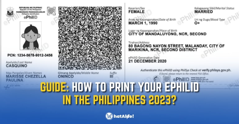 How to print your ePhilID (Digital National ID) 2023?