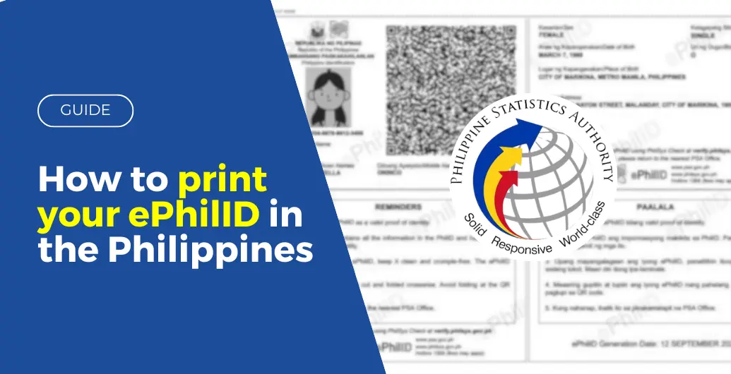 How to print your ePhilID in the Philippines