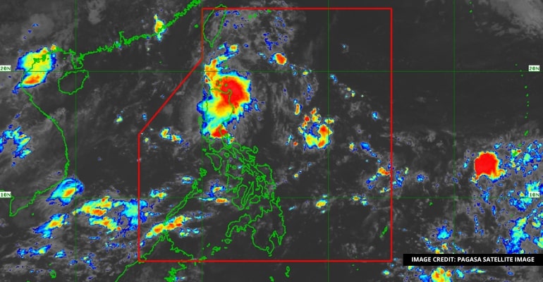 pagasa heavy rainfall caused by lpa and itcz