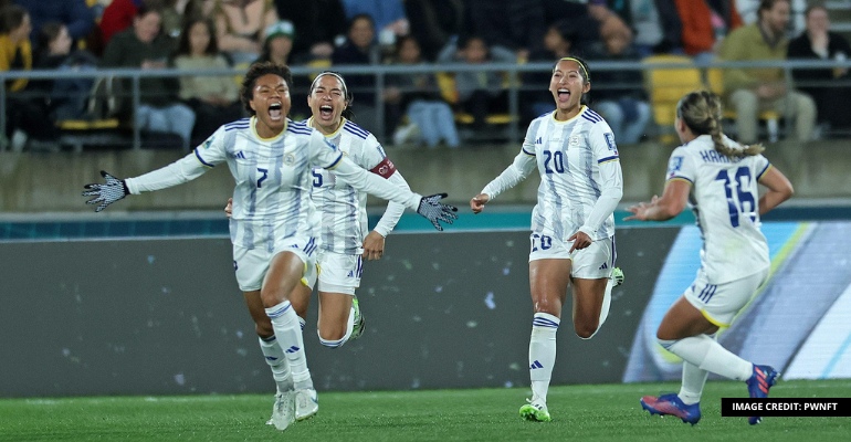 Philippines stuns co-host New Zealand with a 1-0 victory, marking its first win at the World Cup