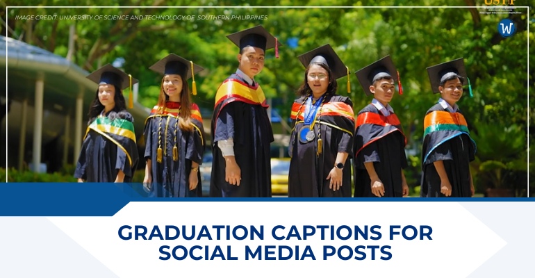 say it loud and proud graduation captions for social media posts