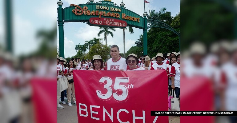 filipino boss of bench takes 475 employees on disneyland trip