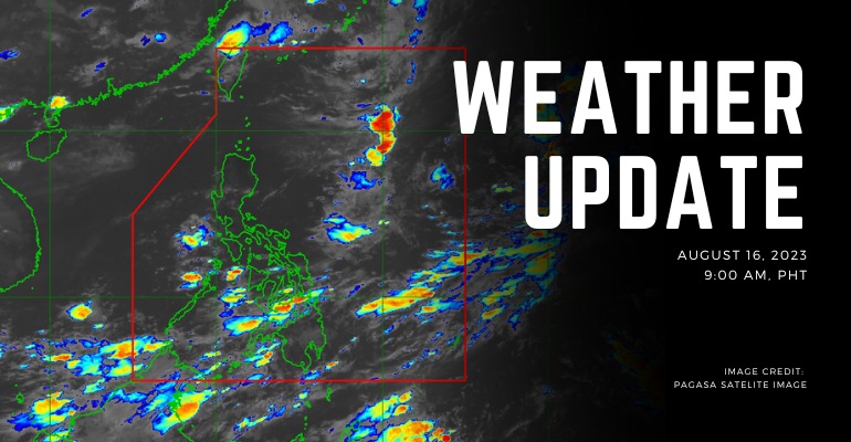 PAGASA: Southwest Monsoon Cause Rainshowers in Luzon and Visayas