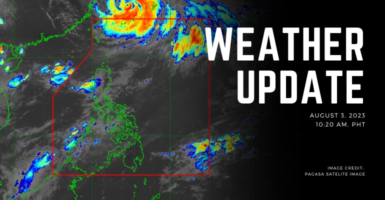 pagasa weather update august 3 2023
