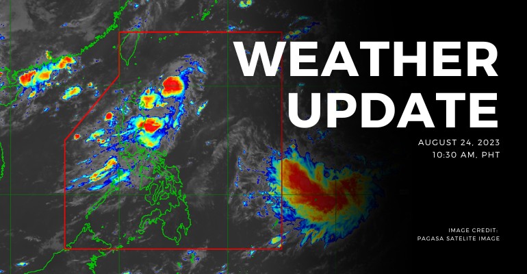 pagasa weather update today august 24 2023