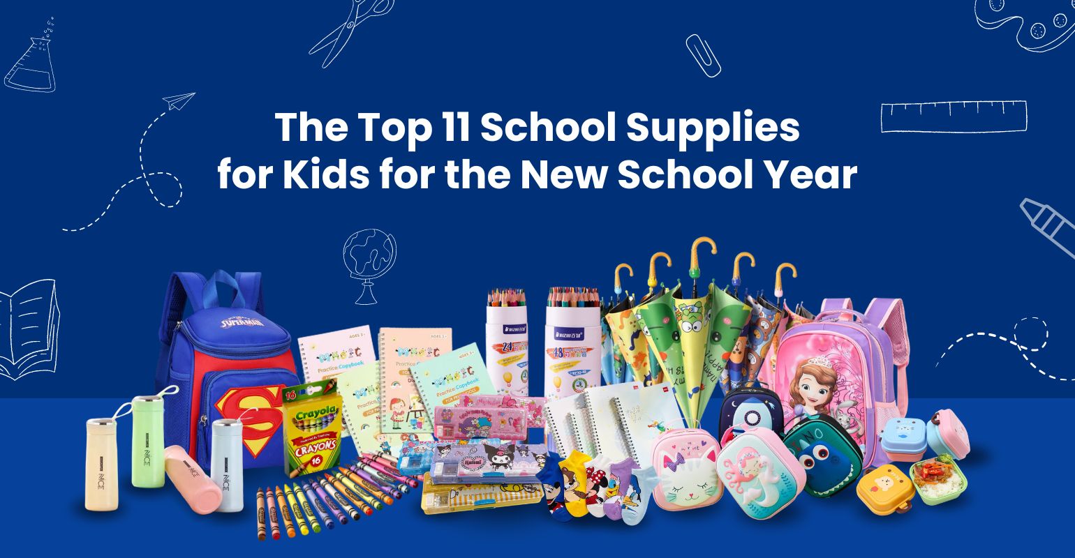 the top 11 school supplies for kids for the new school year