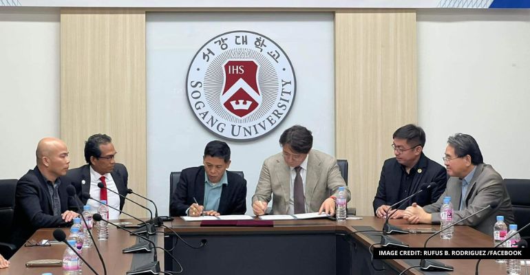 Rufus Rodriguez and USTP Board of Regents received by Officials of Sogang University