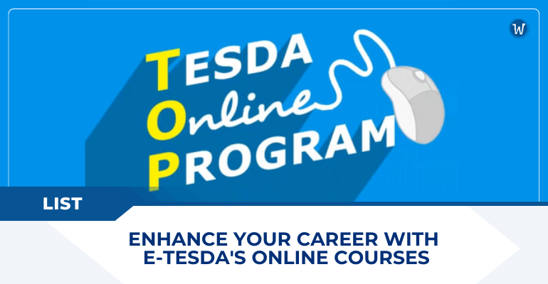 Enhance Your Career with e-TESDA’s Online Courses