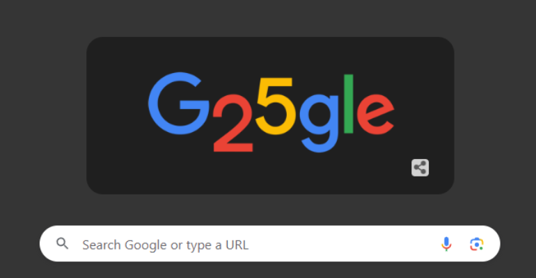 google celebrates 25th birthday