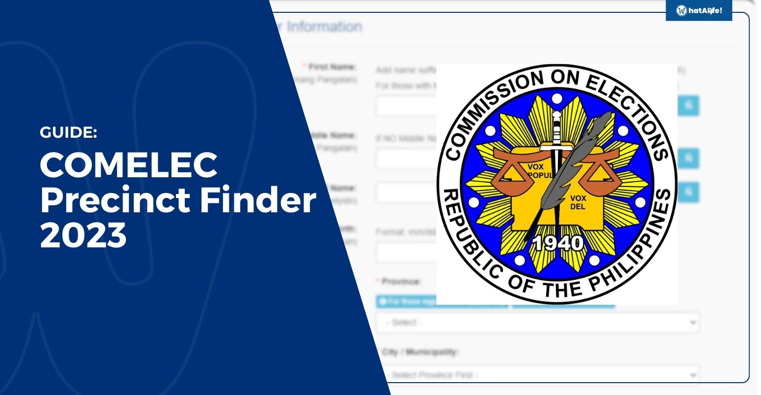 guide comelec precinct finder 2023
