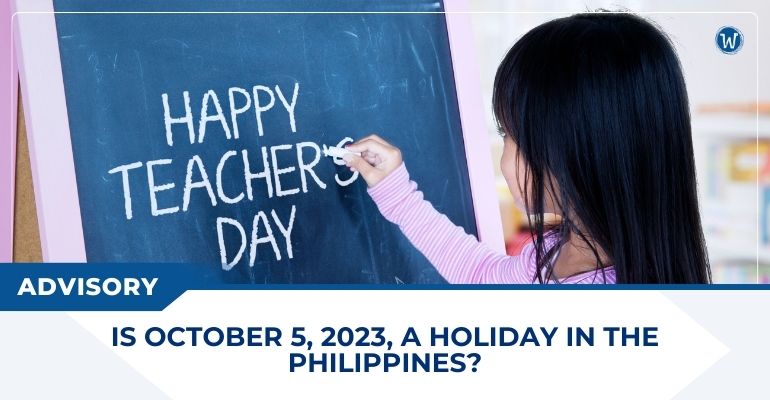 is october 5 2023 a holiday in the philippines