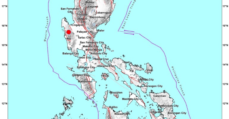 magnitude 5 0 earthquake occurs in batangas province