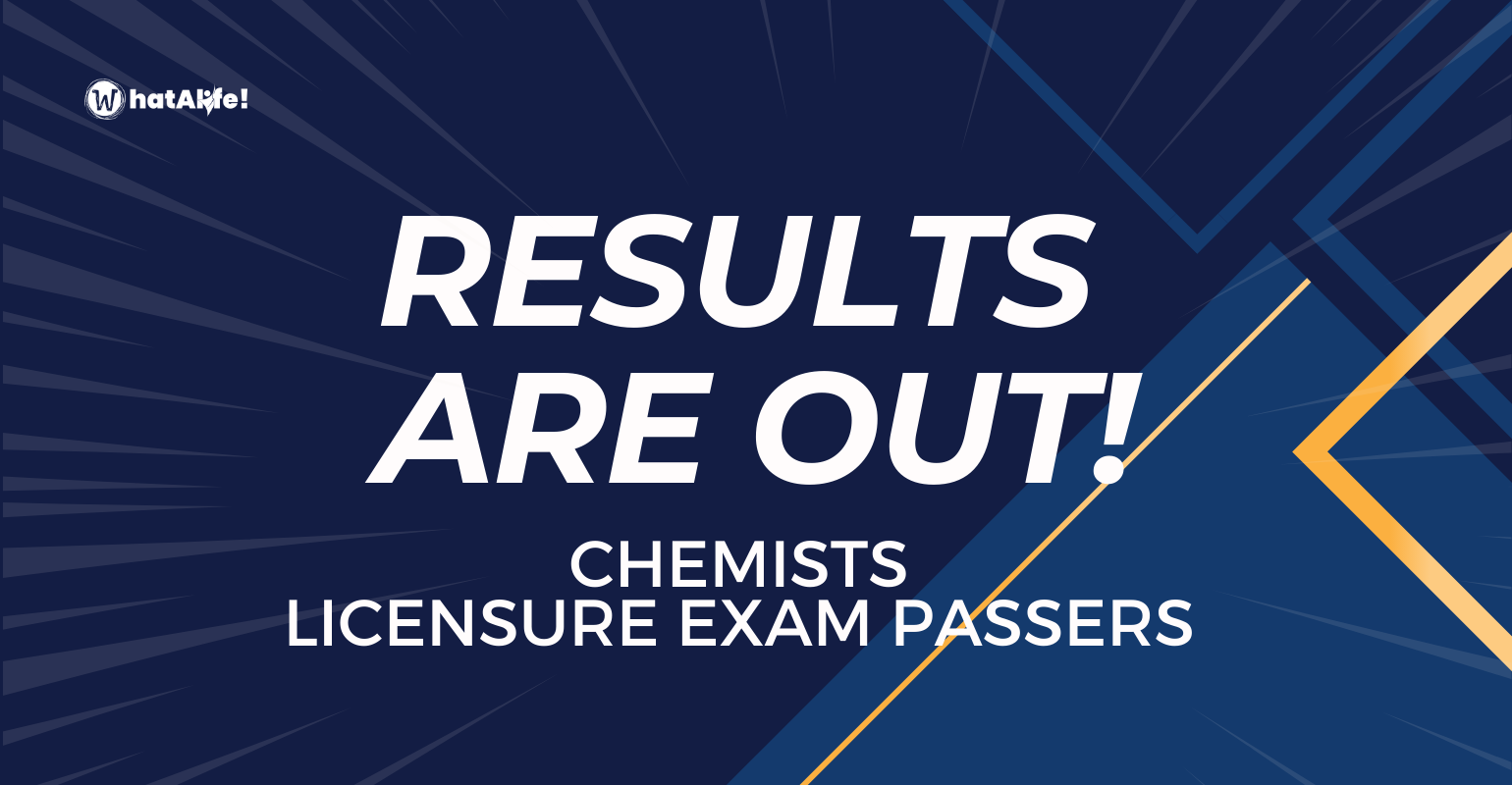 October 2023 Chemists Licensure Exams Result