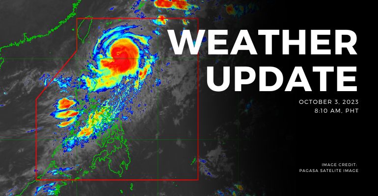 Latest Weather Update: Typhoon ‘JENNY’ Strengthens, Approaches Batanes with 165 km/h Winds