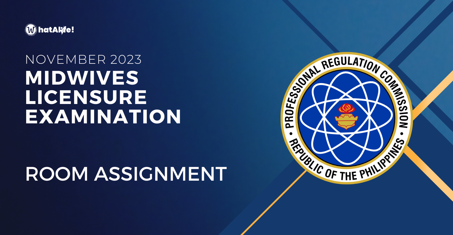 room assignment november 2023 midwives licensure exam