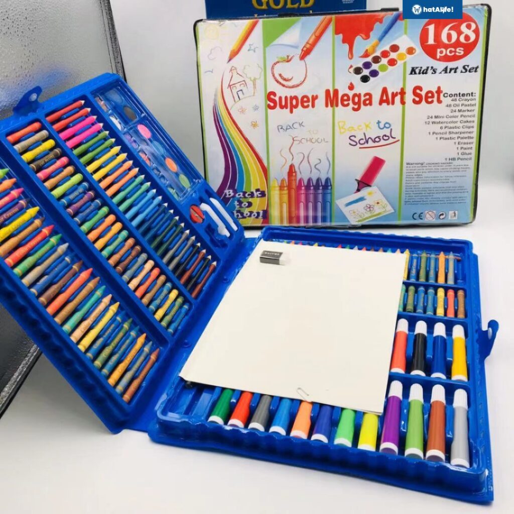 super mega art coloring set