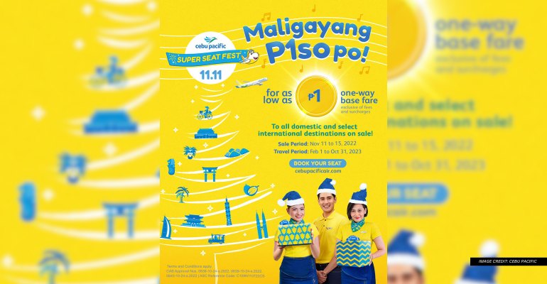 Cebu Pacific Officially Launches 11.11 Piso Sale 