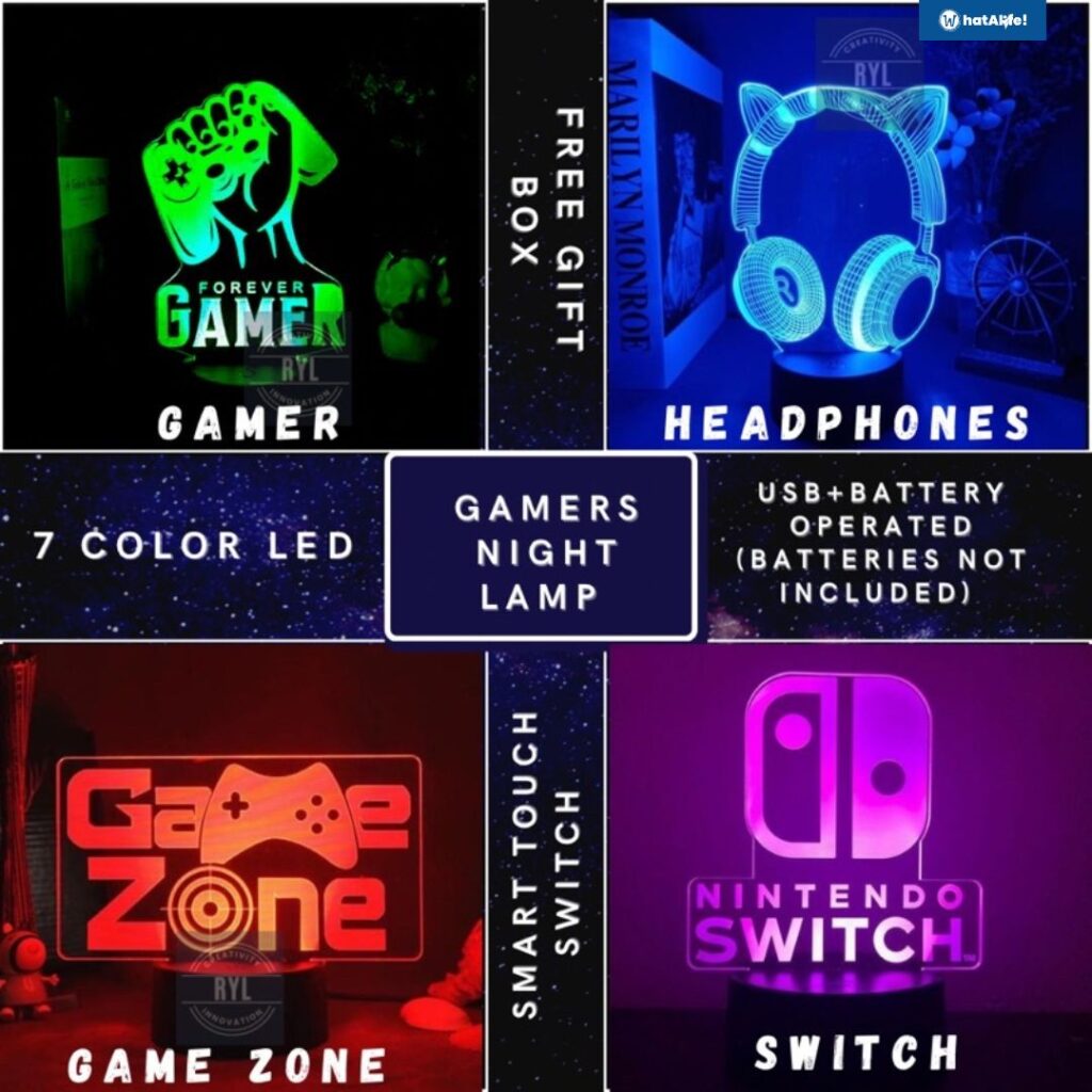 gamer night lamp