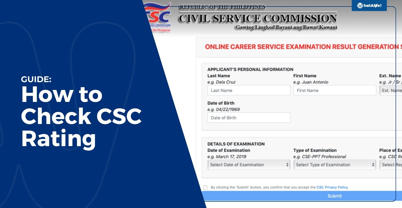 GUIDE: How to Check CSC Rating 