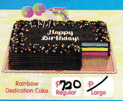 Rainbow Dedication Cake