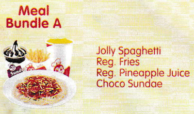 Jollibee Party Food Package 1: Meal Bundle A