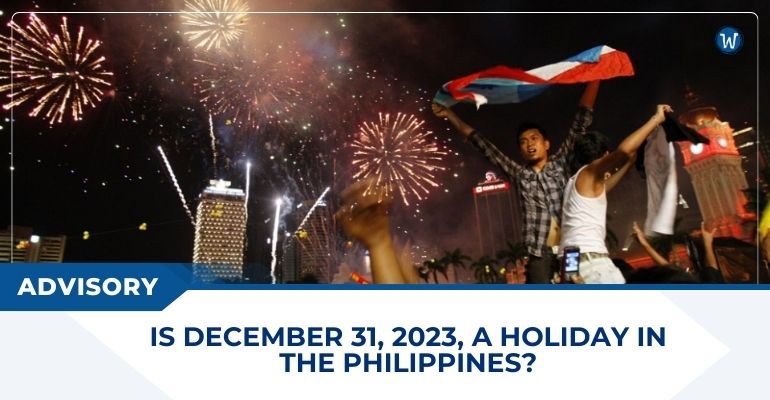 is december 31 2023 a holiday in the philippines