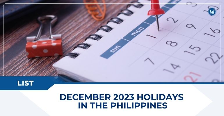 LIST: December 2023 Holidays in the Philippines
