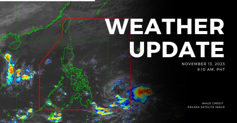 PAGASA: Shear Line affecting Southern Luzon while Northeast Monsoon affects Northern and Central Luzon