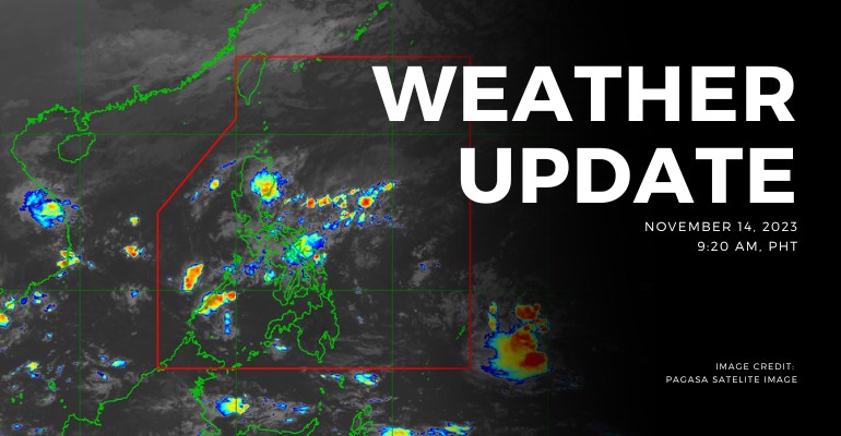 PAGASA: Shear Line affecting Southern Luzon. Northeast Monsoon affecting Northern and Central Luzon