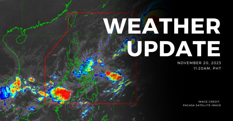 PAGASA:  Shear Line affects Eastern Visayas, Northeast Monsoon affects Luzon