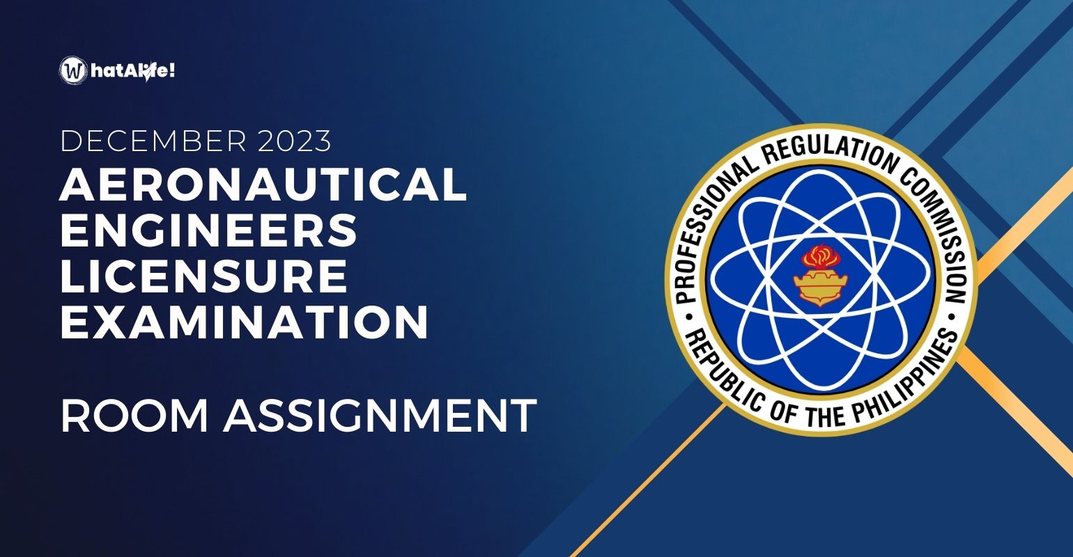 Room Assignment — December 2023 Aeronautical Engineers Licensure Exam