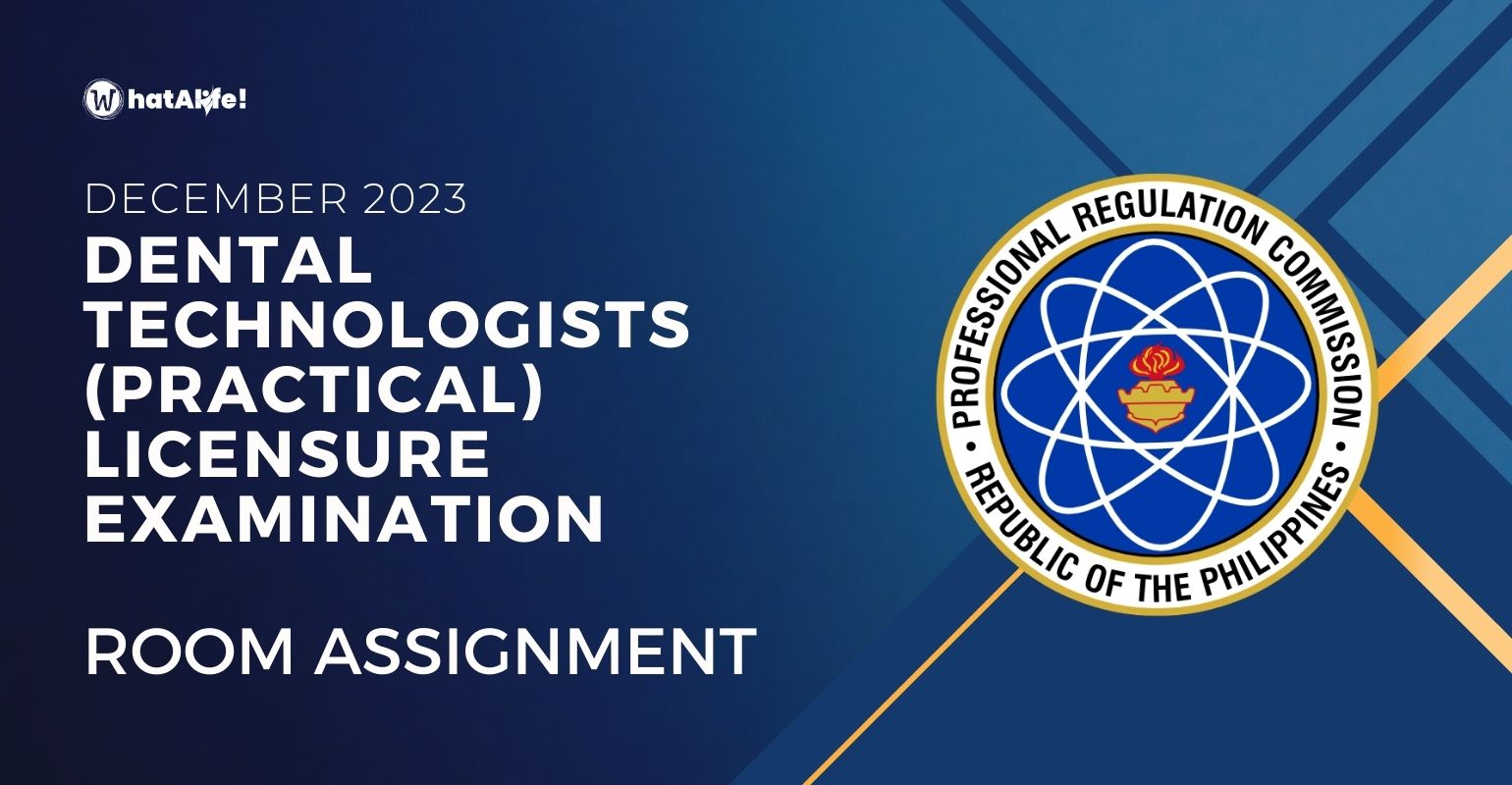 Room Assignment — December 2023 Dental Technologists (Practical) Licensure Exam