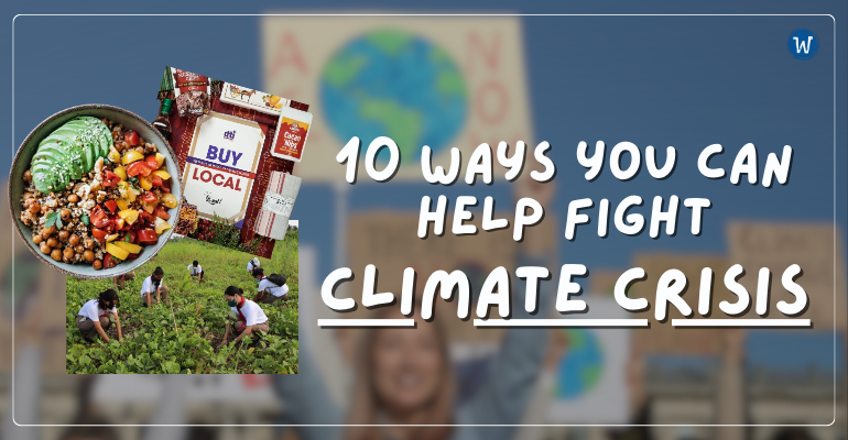 10 ways you can help fight the climate crisis