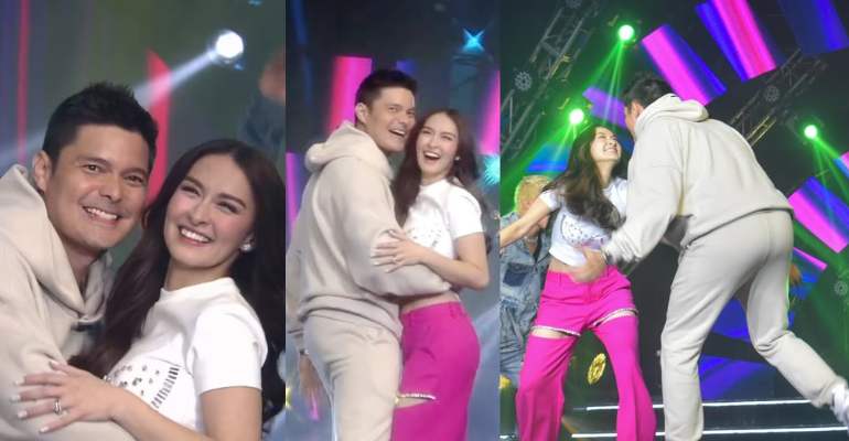 dingdong dantes and marian rivera performs on asap stage