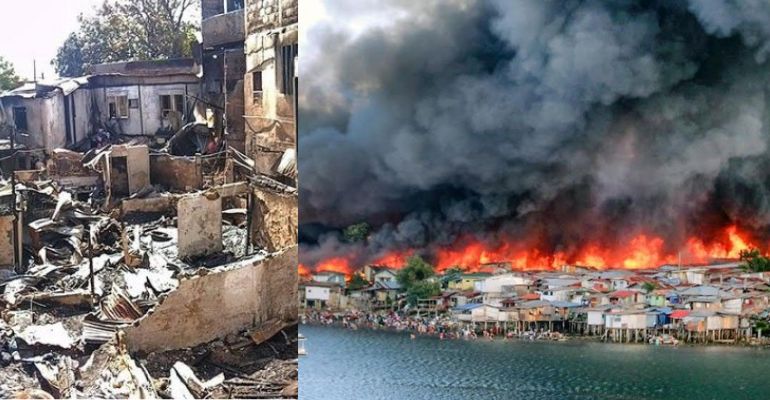 massive fire ruins thousands of homes in lapu lapu city