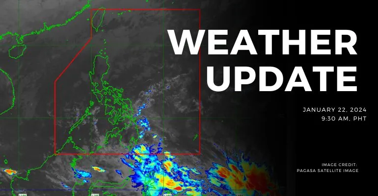 cloudy skies and isolated rain showers expected across the country due to northeast monsoon