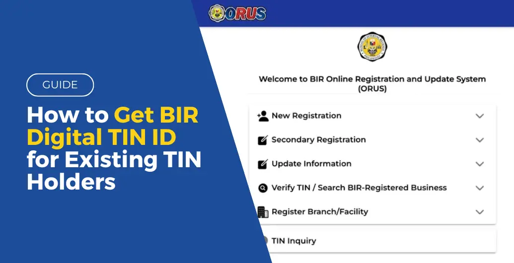 guide how to get a digitized bir tin id for existing tin holders