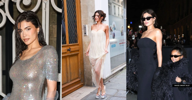 Kylie Jenner shines at Paris Fashion Week