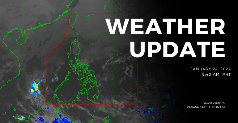 Northeast monsoon brings cloudy skies and light rains to Luzon and Visayas