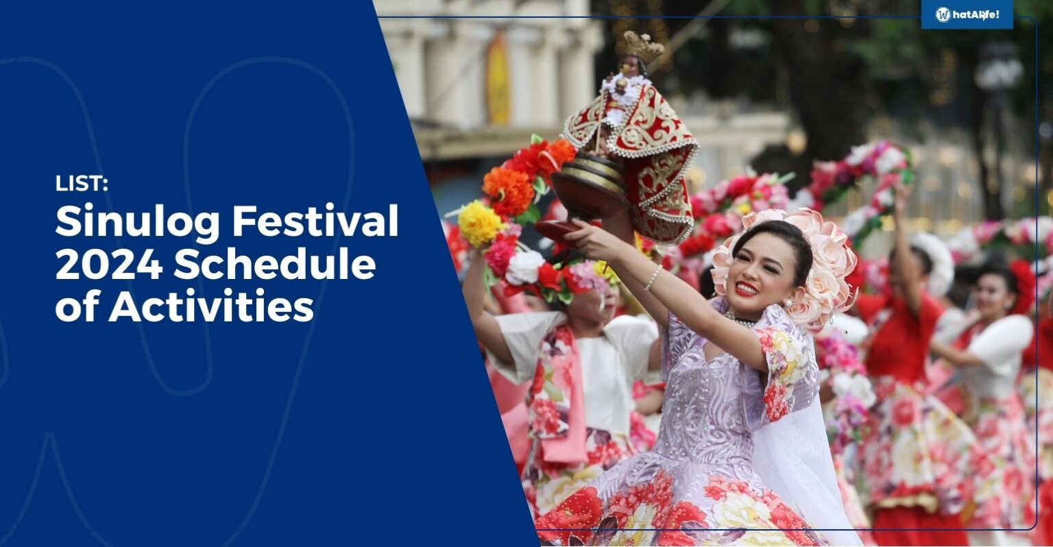 Sinulog Festival 2024 Schedule of Activities WhatALife!