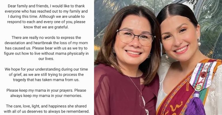 Tippy Dos Santos mourns after her mom’s death 