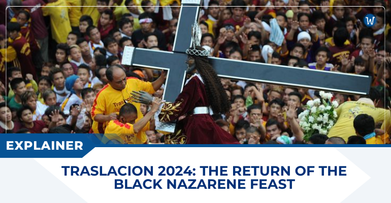 traslacion 2024 return celebration for the black nazarene feast
