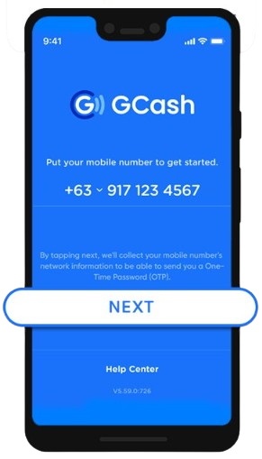 step 1 how to chnage number in gcash