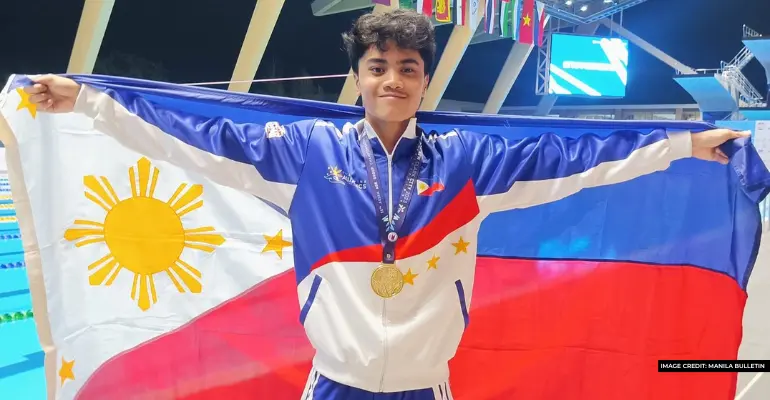 PH’s first gold at Asian swimming tournament won by Ajido