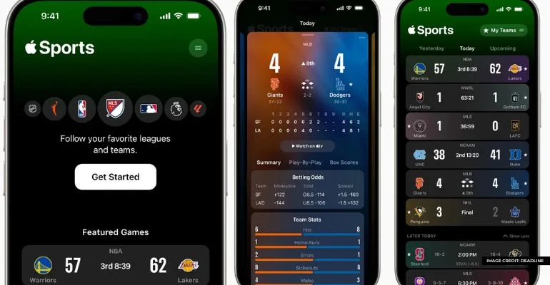 New Sports App by Apple Brings Real-Time Scores and More