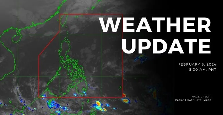 Easterlies continue to affect the eastern section of the country