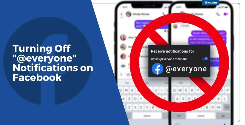How to turn off notification for “@everyone” on Facebook