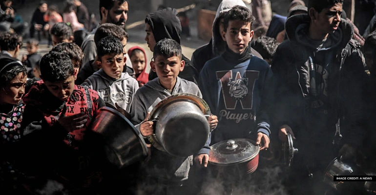 hunger in gaza war