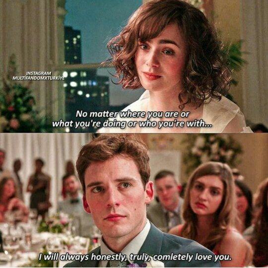 “No matter where you are or what you’re doing or who you’re with. I will always honestly, truly, completely love you.” – Rosie Dunne, Love, Rosie