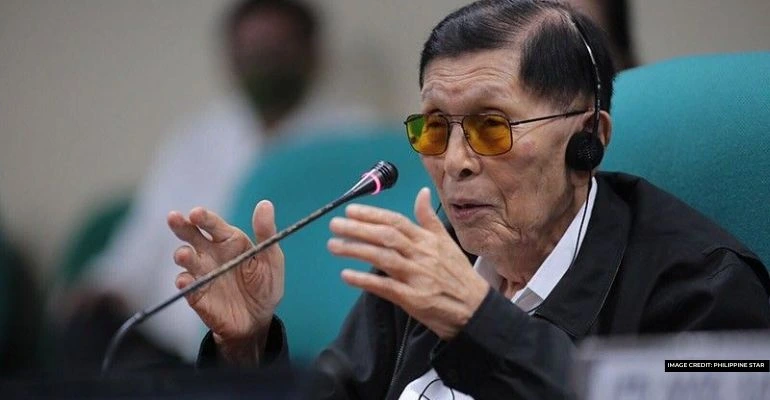 Juan Ponce Enrile reaches centenary on Valentine’s Day